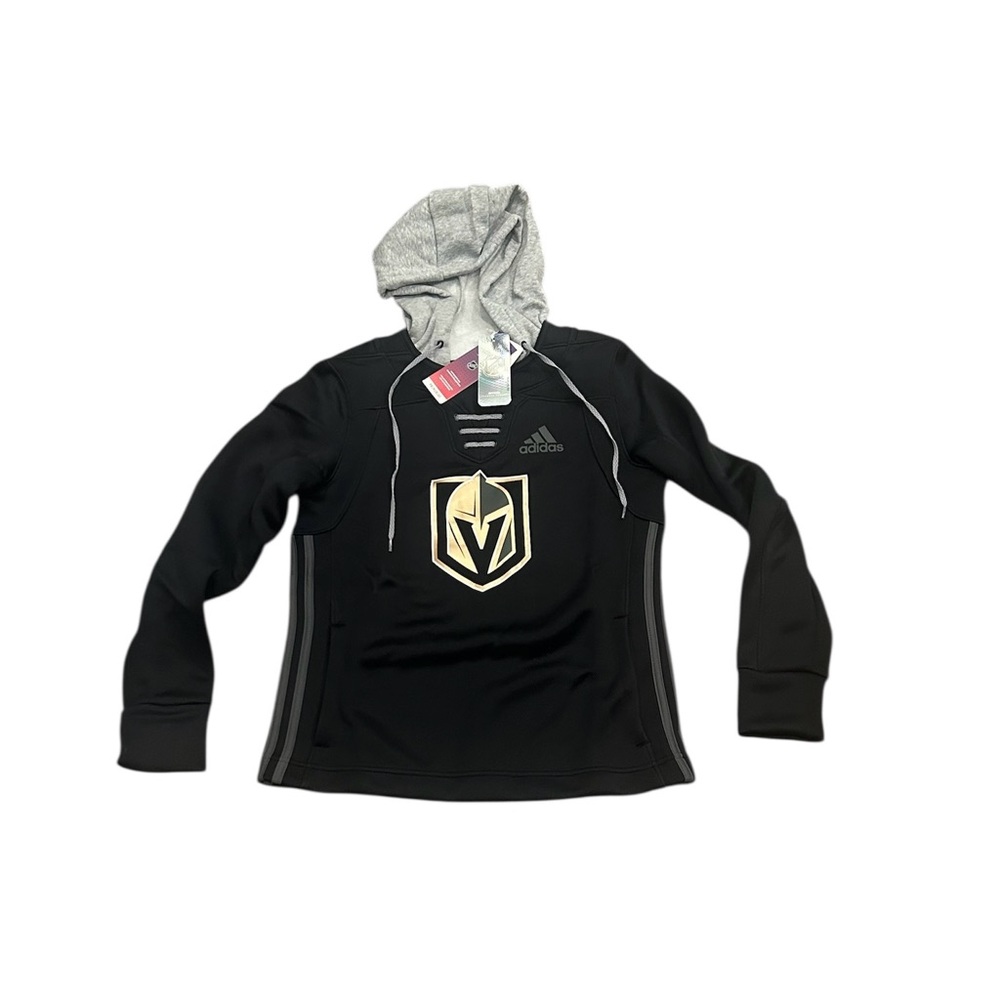 Las Vegas Golden Knights Adidas Women’s Skate Lace‎ Hoodie Sweatshirt Small